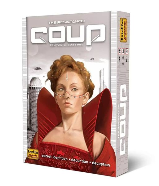 Ribellione urbana Coup Carte da gioco base per giochi da tavolo versione inglese completa ZM1013