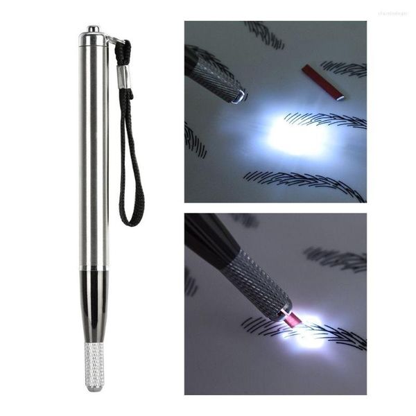 Dövme Silah Kitleri 1 PC LED Hafif Mikroblading 3D Pen Maquina Daimi Makyaj Makinesi Kaş Tatoo Caneta Tebori Kalici Makyaj Makinesi Pluma