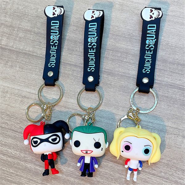 Anima￧￣o Cartoon Clown Series Keychain Straps