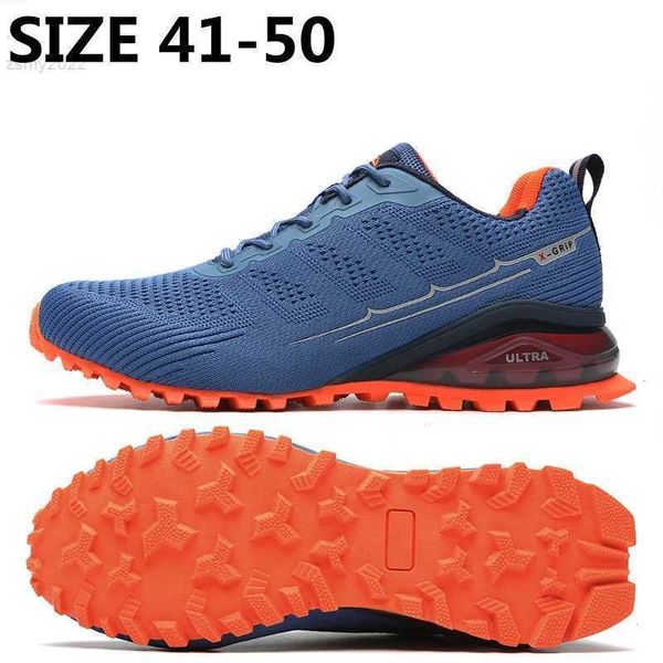 Scarpe da corsa Sneakers da uomo Casual Scarpe da trail running leggere Scarpe sportive da jogging all'aperto in mesh traspirante da uomo Taglia grande 41-50