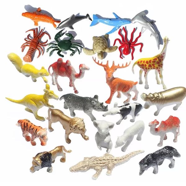 Wissenschaft Entdeckung Mini Dinosaurier Modell Kinder Lernspielzeug Kleine Simulation Tierfiguren Kinder Spielzeug für Jungen Geschenk Tiere ZM1014