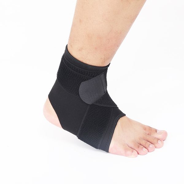 Brace Protector de p￩ suporta Protection Protection Elastic Compression Bandage tornozelo Anti-Hip Sports