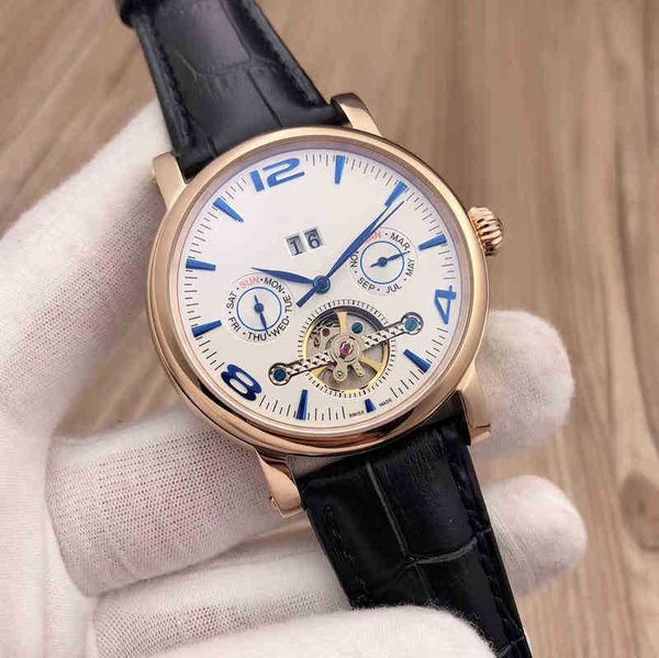Orologi di lusso con volano a coppia eccellente per orologio da uomo Pate Philipp, l'orologio da uomo meccanico completamente automatico Baida, il più venduto