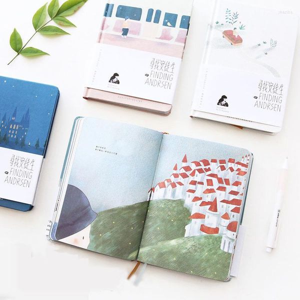 Найдите Andersenbeautiful Notebook Color Paper Paper Jiary Book Book School Office Supplies Stainteres