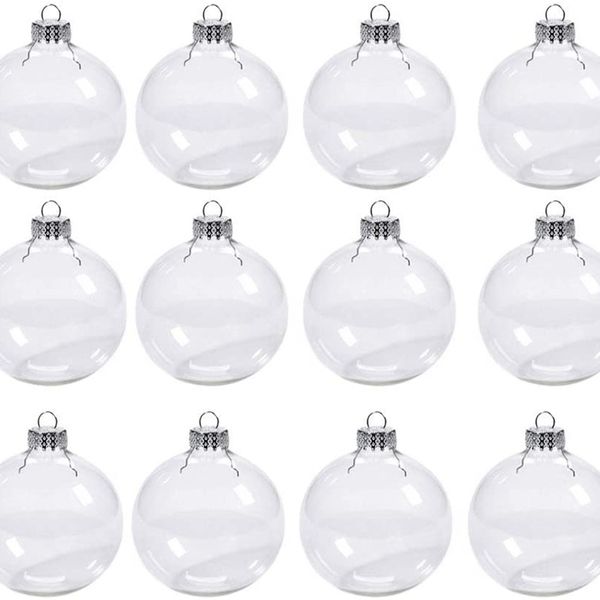 Ornamentos de Bauble de Casamento Christmas Natal Balls Decoration 80mm RRB16350