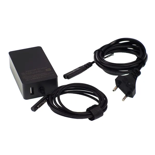 Consumir eletrônicos 12v 3.6a 5v1a adaptador ac/dc carregador rápido para microsoft surface pro 1 2 rt 1 2 fonte de alimentação notebook adaptador de laptop