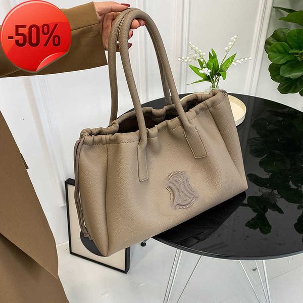 Designer Bags Triumphal Arch Novas Mulheres Um Ombro Estilo Estrangeiro Versátil Tot Bag Cordão Alto Sentido de Textura Fábrica Venda Direta Bolsas de Luxo