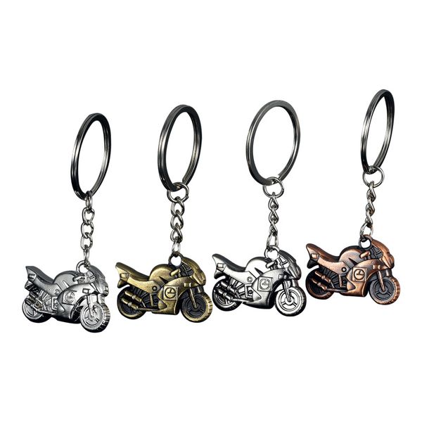 Simüle Motosiklet Metal Keychains Araba Key Zinciri Kolye Tanıtım Hediyesi Anahtarlama Anahtar Zinciri