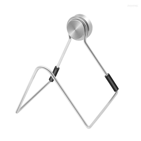 Ganci portaspugna magnetico per lavello da cucina scolapiatti in acciaio inox scolapiatti per ripiano in panno per la pulizia staccabile