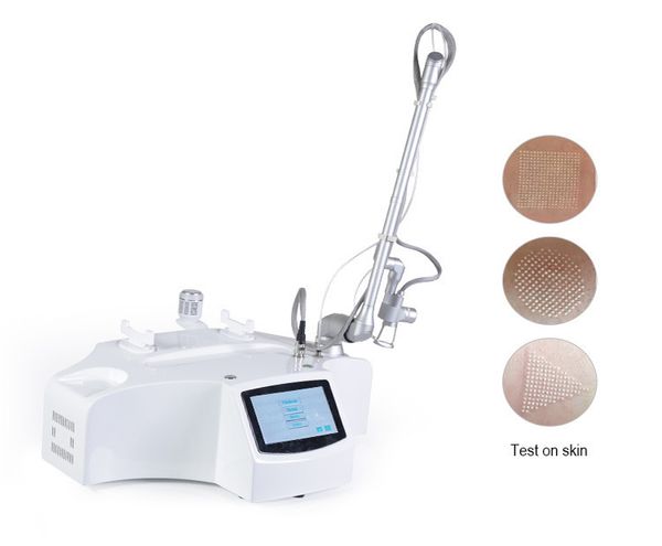 Laser CO2 frazionato portatile: trattamento della cicatrice dell'acne con martello a freddo a 7 braccia articolari - Prima dopo i risultati | 10600 nm
