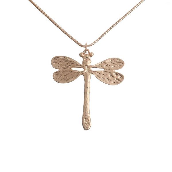 Colares pendentes Mulheres Boho Dragonfly Statent Pingents Chain de colar de colar de colar de colar de colar de colar da moda Presente por atacado