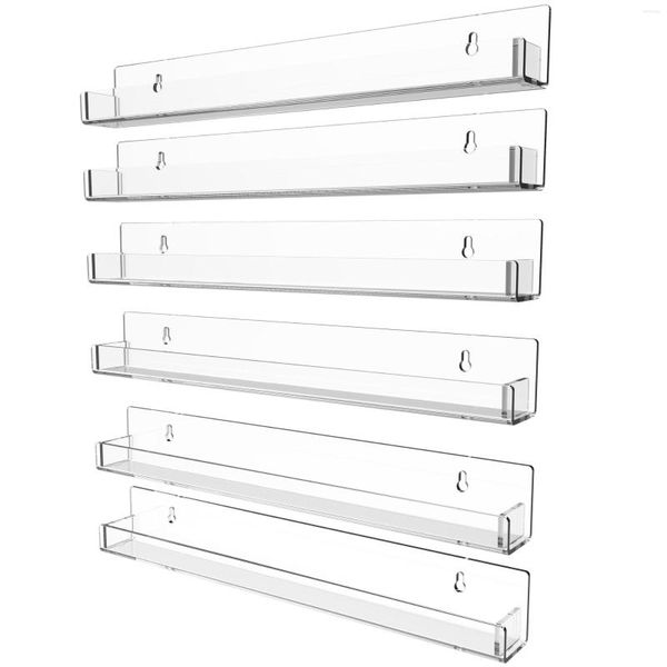 Haken Wandbügel Acrylnagellack Display Ständer Transparent Organizer Rack Rack Montagers Geschäfte Dekoration