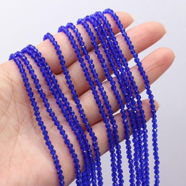 Perlen Natürliche Halbedelsteine Spinell Blau 3MM Für Schmuck Machen DIY Halskette Armband Zubehör Charme Geschenk Party 38CM