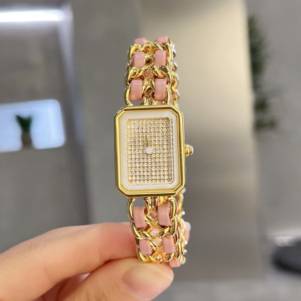 Premiere Designer Watch Ch Womens Watchs Quartz Geliştirilmiş Crystal Mirror 26x20mm Kadın Sayacı Replica Replica Lady Writewatch Bayan Kıdemli Hediye 05