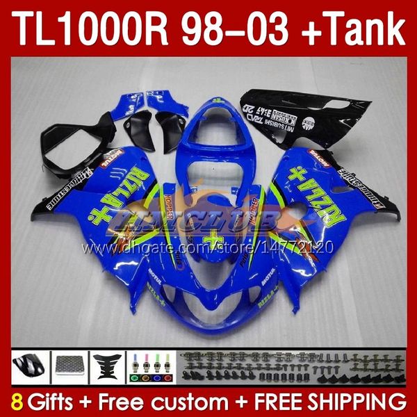 Tankverkleidungen für Suzuki TL-1000R SRAD TL-1000 TL 1000 R 1000R 98-03 BODYWORK 162NO