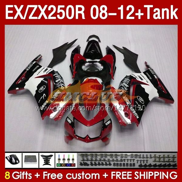 OEM-Fülle Tank für Kawasaki Ninja ZX250R EX ZX 250R ZX250 EX250 R 08-12 163NO