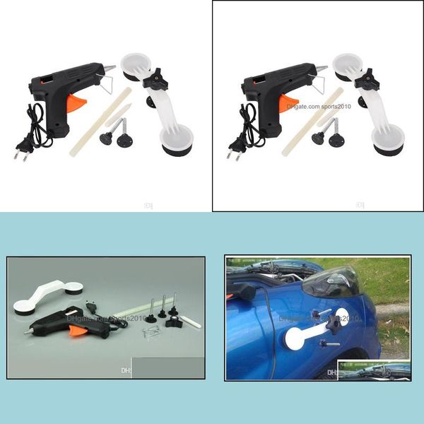 Kit di riparazione automobilistica Car Styling Ers Strumento per la rimozione della riparazione dei danni alla carrozzeria Pistola per colla Kit di strumenti per la cura del fai da te Fix It Pop A Dent G40 Drop D Dhuar