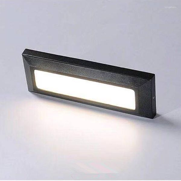 Luce per scale a LED a montaggio superficiale Piede impermeabile per pareti interne ed esterne Corridoio da giardino IP65