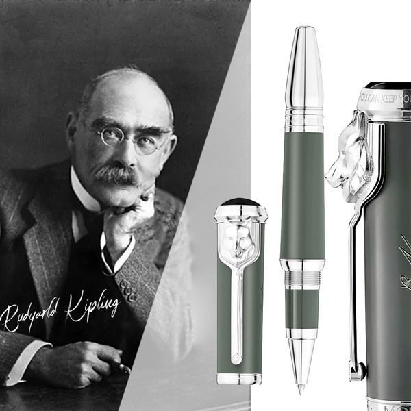 M Roller Ball Pen Edizione Limitata Firma Scrittore Rudyard Kipling Lusso Per Regalo Ufficio Scuola Cancelleria Scrittura Liscia