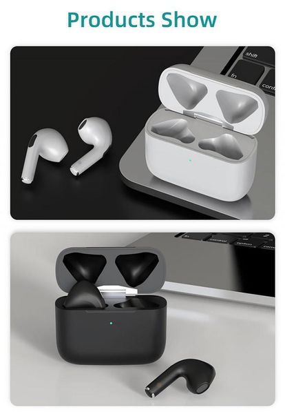 Patente de fone de ouvido Bluetooth Tws Ear fone de ouvido Janela m￡gica Smart Touch Ponetos Earbuds sem fio Carga Tipo C Porta de carregamento XY-9 Coloras brancas pretas