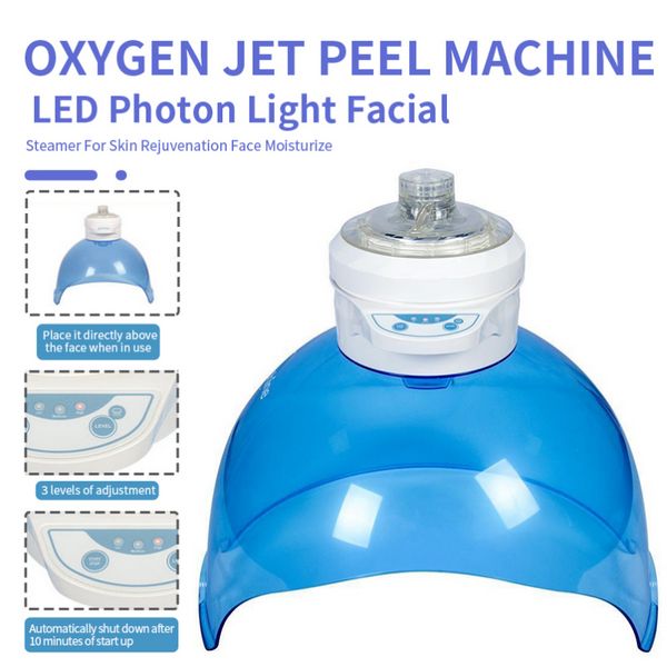Aparelhos de cuidados pessoais Máscara de oxigênio com hidrogênio com luz de beleza de cuidados faciais de luz vermelha e azul gerador de hidrogênio gerador