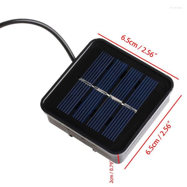 Impermeabilizada 6 LED LED SOLAR SOLAR SPOT SPOT LUZ AUTDRIAL Lâmpada de jardim