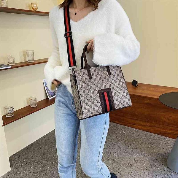 80% di sconto Borsa femminile autunno e inverno nuova moda a banda larga Borsa a tracolla singola Borsa a mano portatile di grande capacità