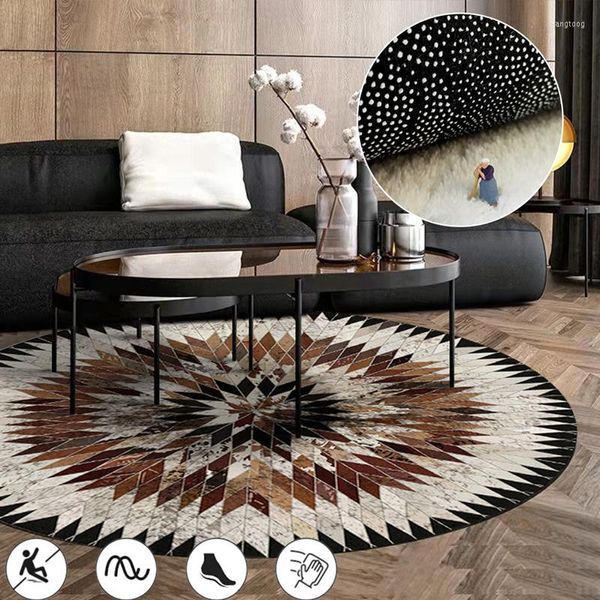 Teppiche Retro Runde Wohnzimmer Teppiche Für Schlafzimmer Dekor Teppich Hause Couchtisch Sofa Teppich Hängenden Korb Drehstuhl Matte