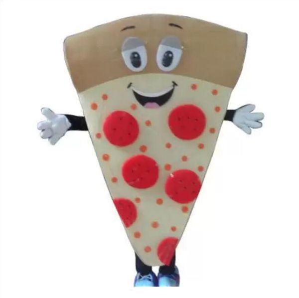 Prese di fabbrica Personaggio dei cartoni animati Vestito operato dal costume della mascotte della pizza sveglia adulta Costume del partito di Halloween