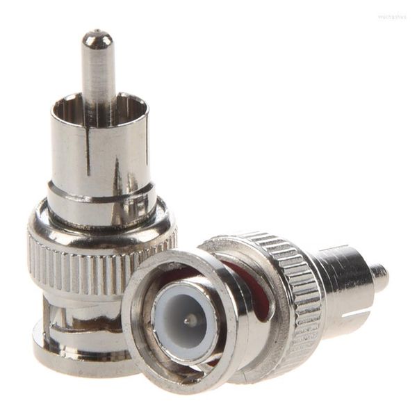 Beleuchtungszubehör 2 Stück BNC-Stecker auf RCA-HF-Koaxialstecker-Adapter für CCTV