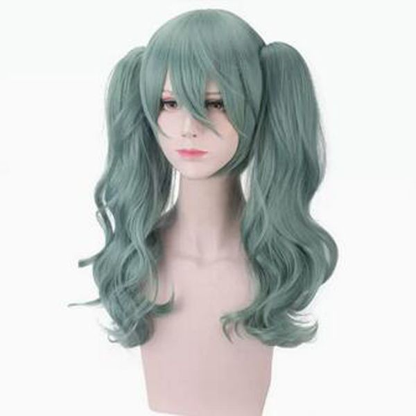 Popular Cosplay Sand Planet Sand Puzzle Star Magic Magic Future Double Ponytail Iniciais Cos Wig