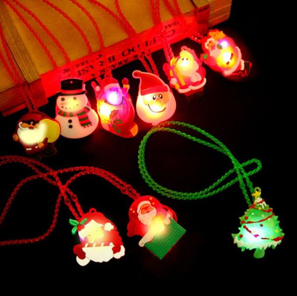 Capodanno Natale illumina collana decorazione braccialetti led regalo per bambini giocattoli di Natale per bambini ragazze SN4978