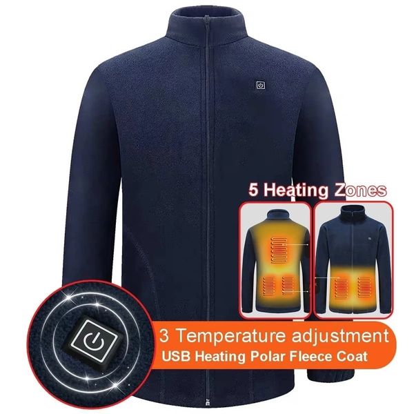 Männer Pullover Männer Beheizte Winter Herbst Verdickte Mäntel Weste Jacken Fleece Heizung Kaschmir Mode Schlank Pelzigen Mantel 221014