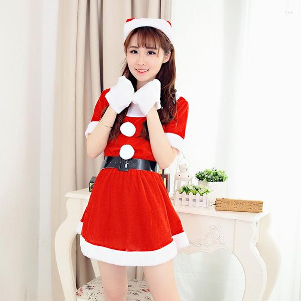 Casual Dresses Miss Claus Kleid Anzug Frauen Weihnachten Fancy Party Sexy Santa Outfits Cosplay Kostüme Hoodie Sweetie Unisex