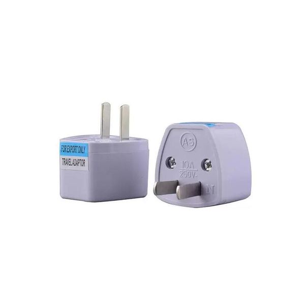 Setor de tomada de plugue de energia universal Jack AC AC Power Converter parede da cabeça com caixa de varejo EUA UK AU Standard