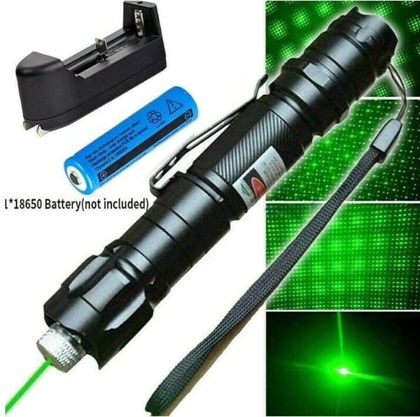 mini penna puntatore laser Portachiavi tattico esterno portatile Luci stellate USB Lampade laser a fascio di luci rosse blu verdi ricaricabili