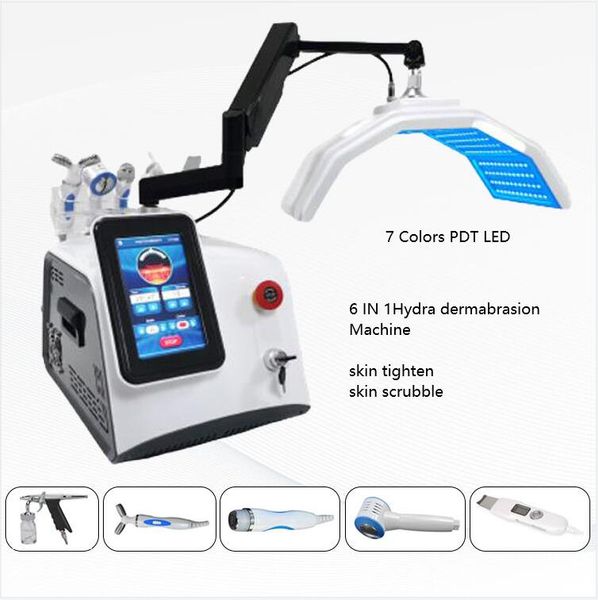 Dispositivo de beleza profissional PDT LED Cuidados faciais LEDs iluminando Removedor de rugas Terapia bioight terapia de pele apertando o rosto branco