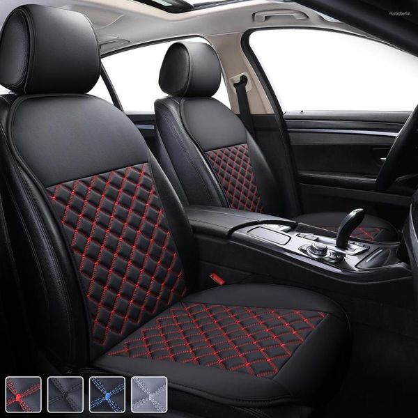 Capas de assento de carro Assentos de couro PU não movimentos almofadas de almofada acessórios automáticos não deslizantes para sonata ru1 x36