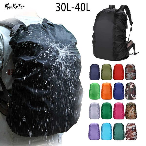 Wandertaschen ManKaTer 30L35L40L Camouflage Wasserdicht Staubdicht Sonnenschutz Leichter Rucksack Regenschutz Regenmantel Tasche L221014