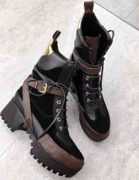 Luxury Brand Botas de tornozelo para mulheres BOOT LUG oleto