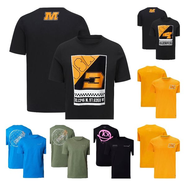 2023 F1 Rennanzug Herren Team Driver T-Shirt Fans unterstützen Gedenk-Kurzarm-T-Shirt