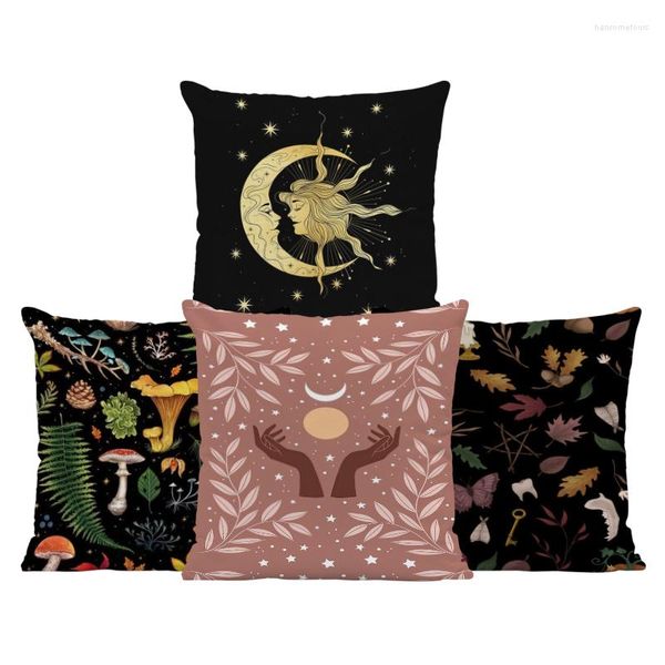 Cuscino Cuscini Federa Cartone Animato Stile Boemo Luna Velluto Decorativo Per La Casa S Copertura Per Soggiorno Bambini