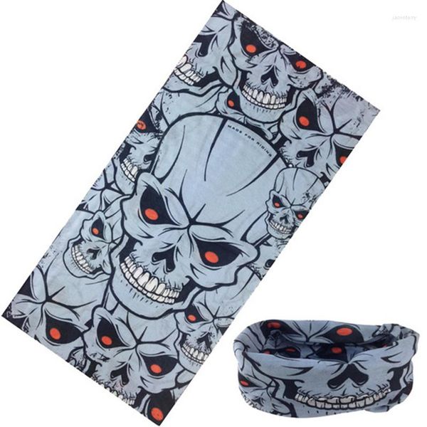 Bandanas Skull Ghost Balaclava Mask Bandana Ciclismo Motociclismo Raminando Banda da cabeça Man Women Halking Skiing Camping Sconhef