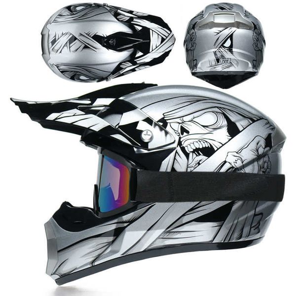 Caschi da ciclismo Casco da motocross leggero per bambini professionale Racing Off-road ATV Capacete Moto Casco Bicyc Downhill DH Cross Helmet L221014