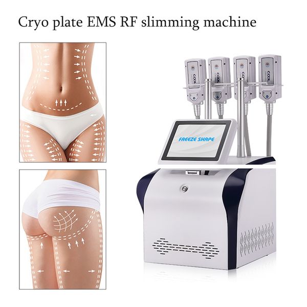 Kryo-Plattenmaschine EMS RF Body Sculpting Cryoskin Schlankheits-Cool-Shape-Abnehmsystem mit 4 Pads