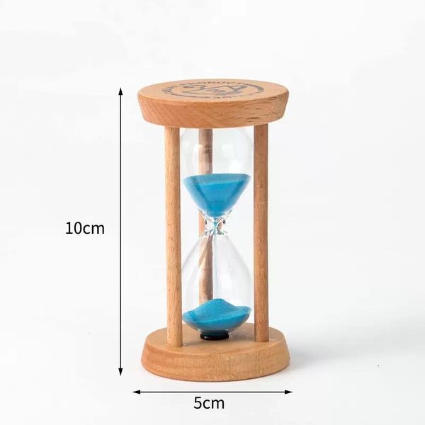 Altre arti e mestieri Moda 3 minuti Cornice in legno Clessidra Vetro sabbia Clessidra Contatore del tempo Conto alla rovescia Timer da cucina per la casa Orologio Decorazione Regalo RRE15129