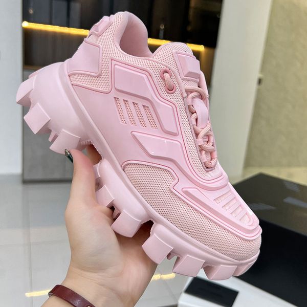 Donne Pink Top Designer Scarpe Cloudbust Thunder Knit Sneaker Men Casual Shoe Bianco Mesh Mesh Sneaker Flat Triple Vintage Luxury