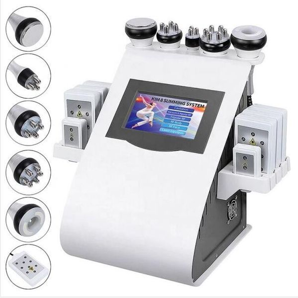 Abnehmen Maschine Lipo Laser Lipolyse RF Fett Reduktion Vakuum Ultraschall Kavitation Ultraschall Auge Gesicht Körper Abnehmen Haut Lifting