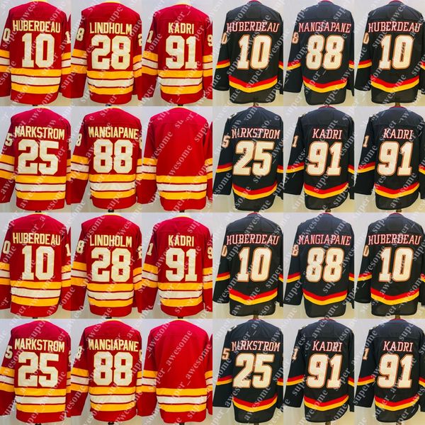 28 Elias Lindholm Trikot 10 Jonathan Huberdeau 25 Jacob Markstrom 88 Andrew Mangiapane 91 Nazem Kadri 68 Jaromir Jagr Hockey-Trikots