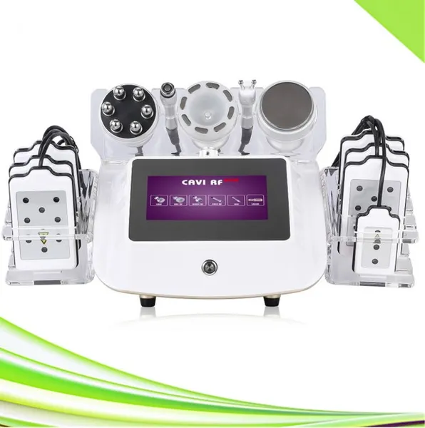 Ultrason Kim 8 kavitasyon RF Lazer Lipo Makinesi Taşınabilir 6 İçinde 1 Beyaz Salon Sağlığı Güzellik Zayıflama Lipolazer Vakum Popo Asansör Vücut Heykel Yağ Kavitasyon Cihazı